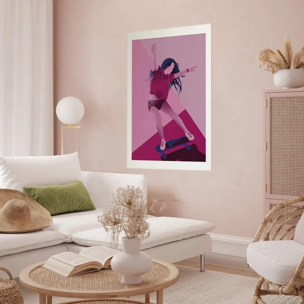 Plakat Powerslide 21x30 cm bez ramy z marginesem | MIRAT.