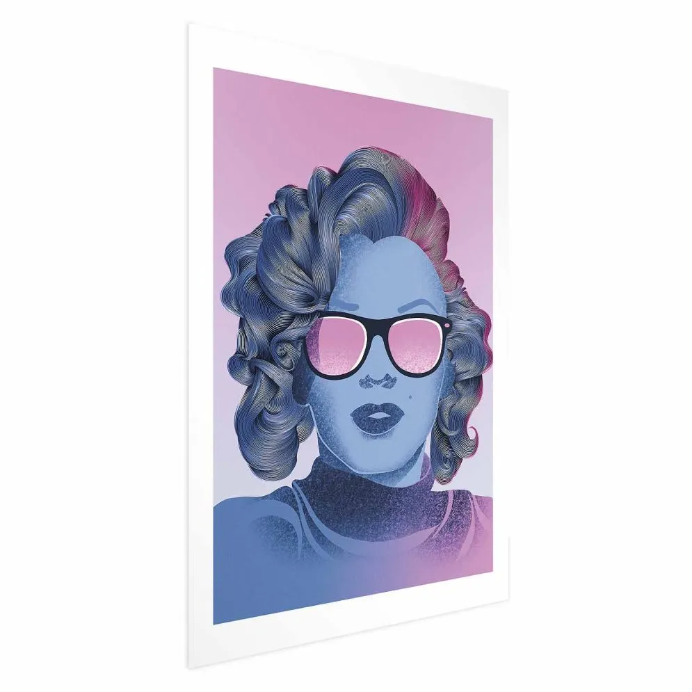 Plakat Norma Jeane 29,7x42 cm bez ramy z marginesem | MIRAT.
