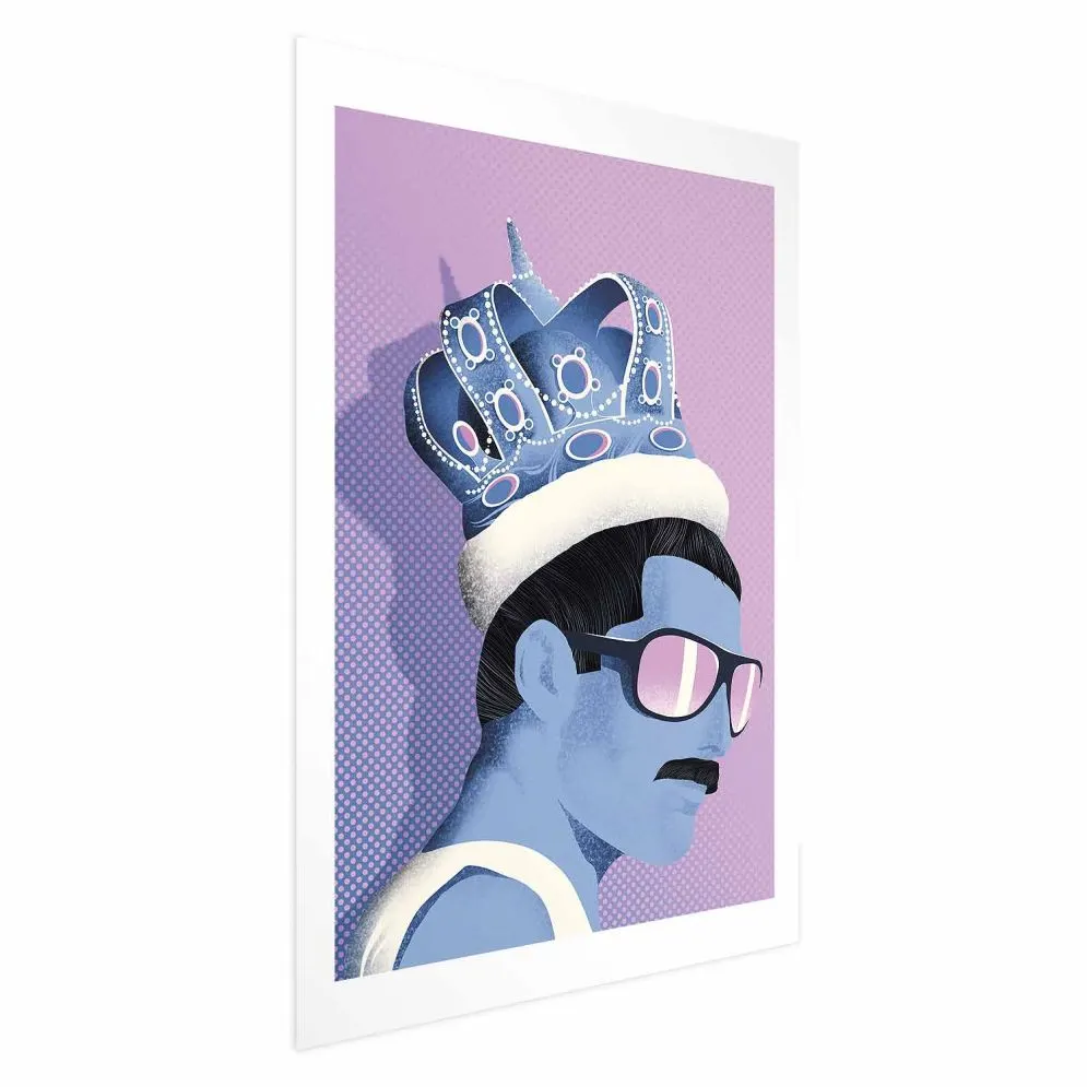 Plakat Freddie 40x60 cm bez ramy z marginesem