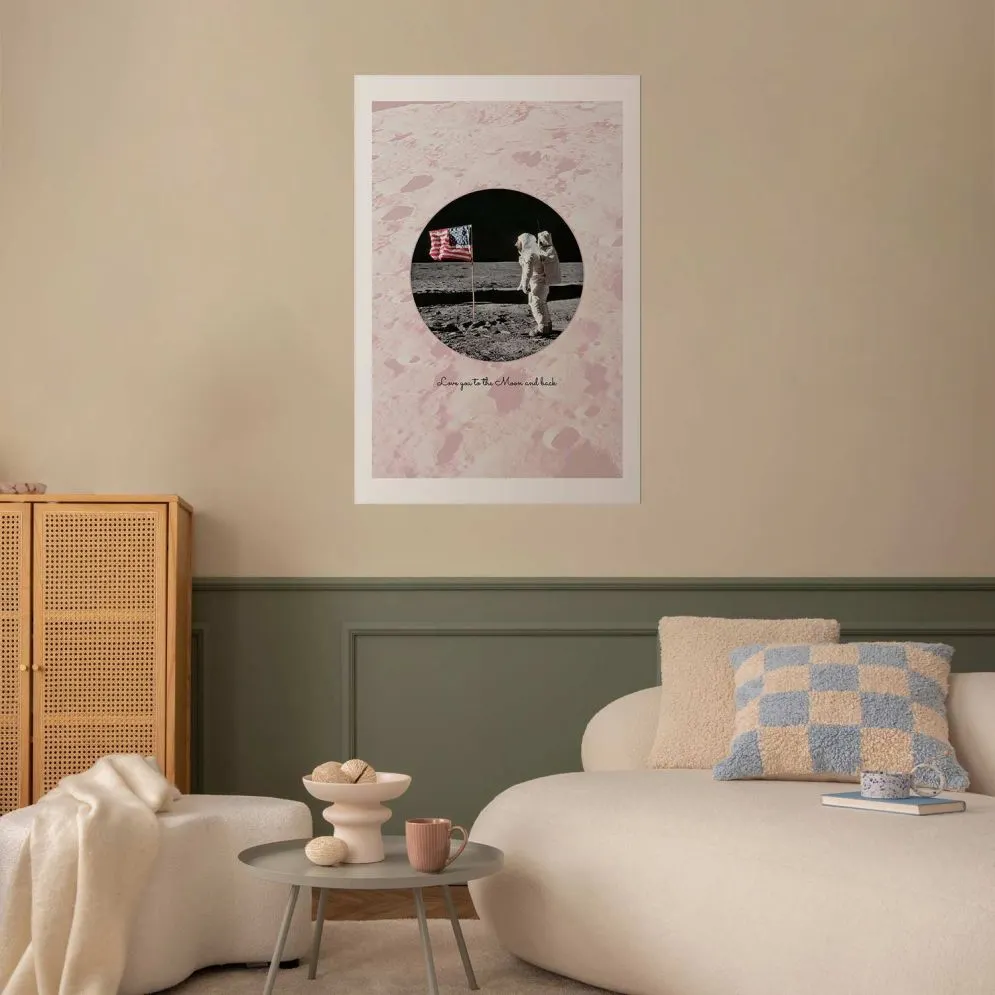 Plakat Love You 60x90 cm bez ramy z marginesem | MIRAT.