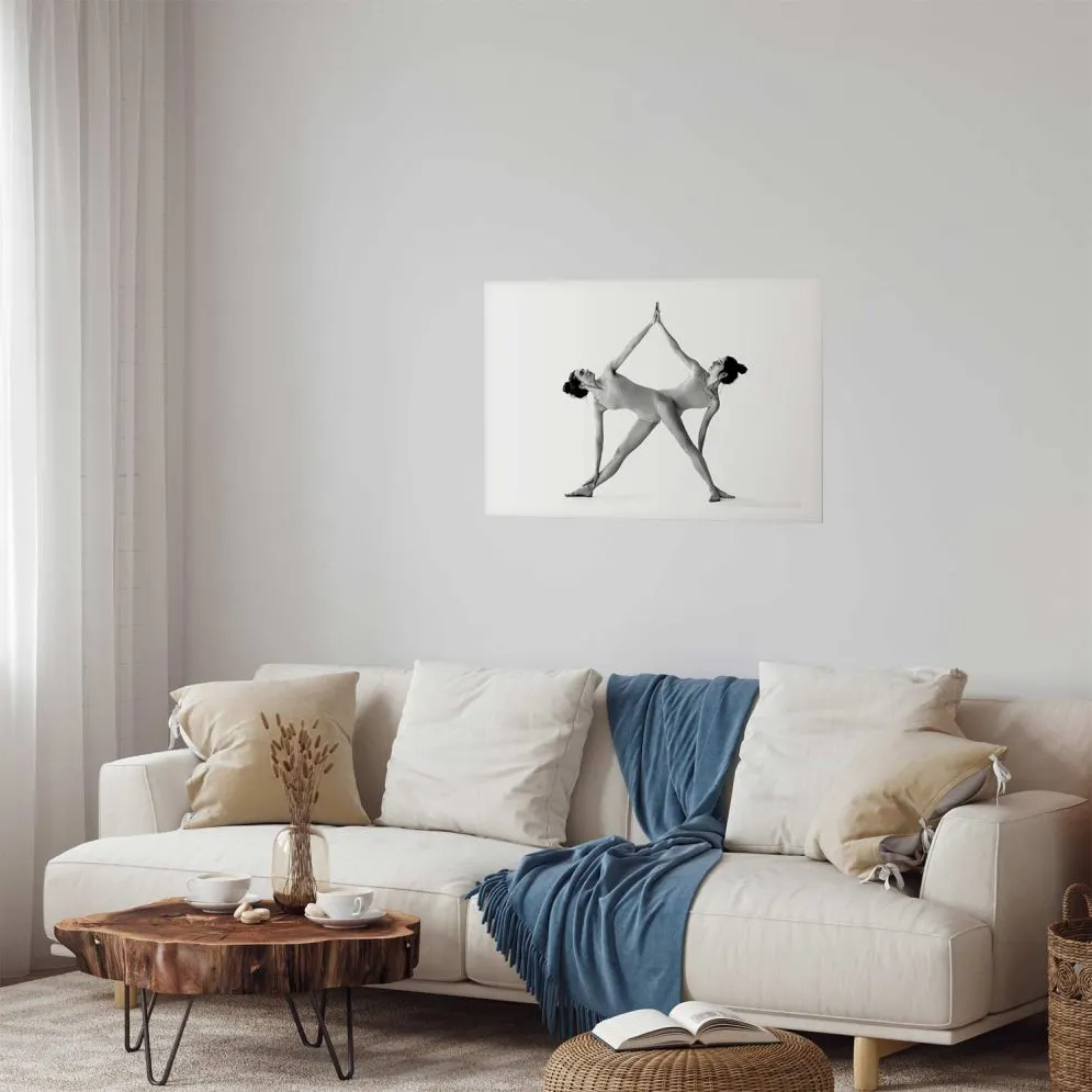 Plakat Joga 30x21 cm bez ramy z marginesem | MIRAT.