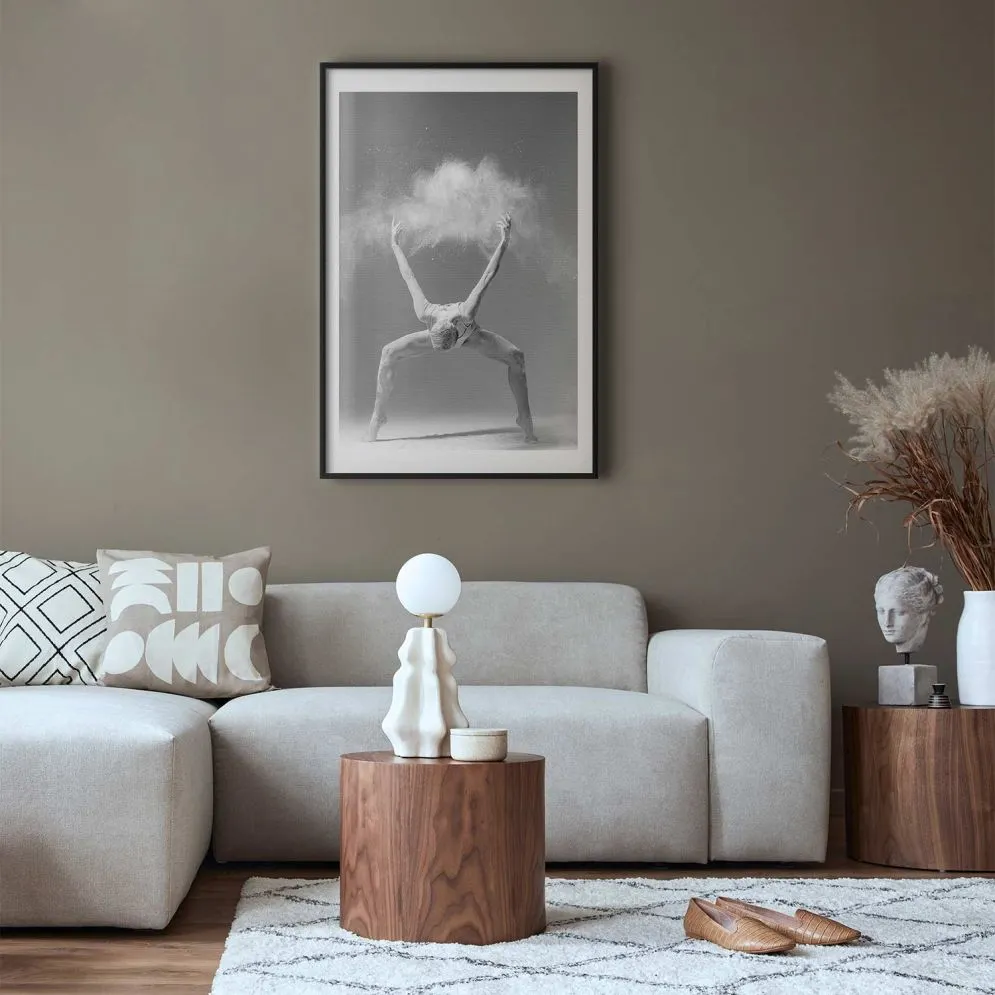 Plakat Niesamowita poza 21x30 cm z ramą czarną z marginesem | MIRAT.