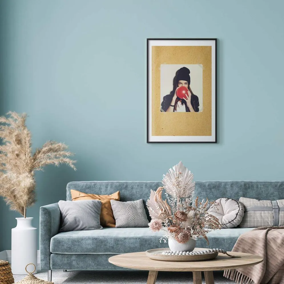 Plakat Fotografia 21x30 cm z ramą czarną z marginesem | MIRAT.