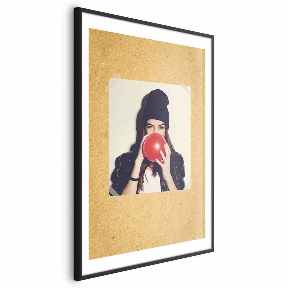 Plakat Fotografia 21x30 cm z ramą czarną z marginesem