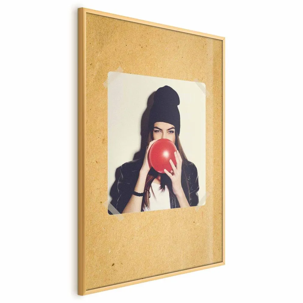 Plakat Fotografia 60x90 cm z ramą złotą bez marginesu