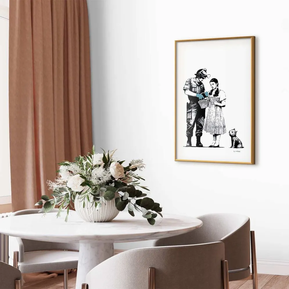 Plakat Dorotka 29,7x42 cm z ramą złotą bez marginesu | MIRAT.