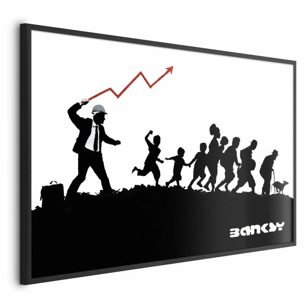 Plakat Wyścig 60x40 cm z ramą czarną bez marginesu | MIRAT.