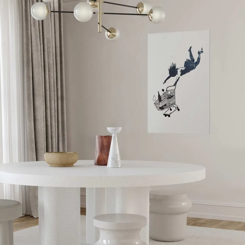 Plakat Szał zakupów 40x60 cm bez ramy bez marginesu | MIRAT.