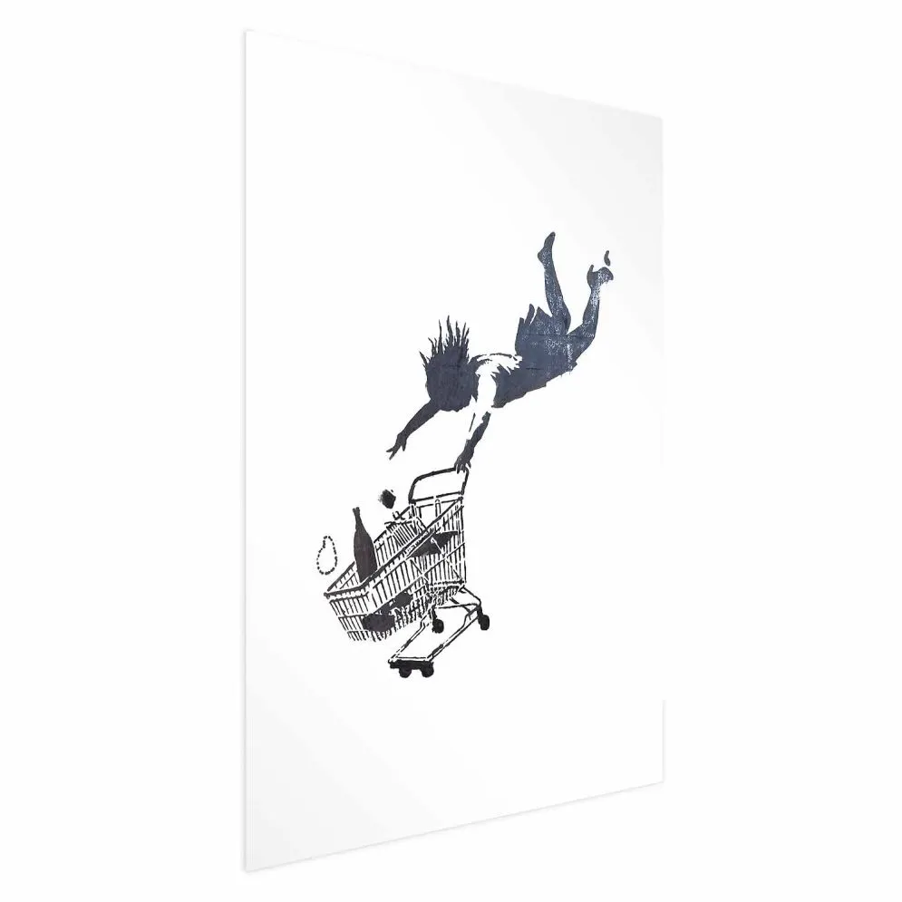 Plakat Szał zakupów 40x60 cm bez ramy z marginesem | MIRAT.