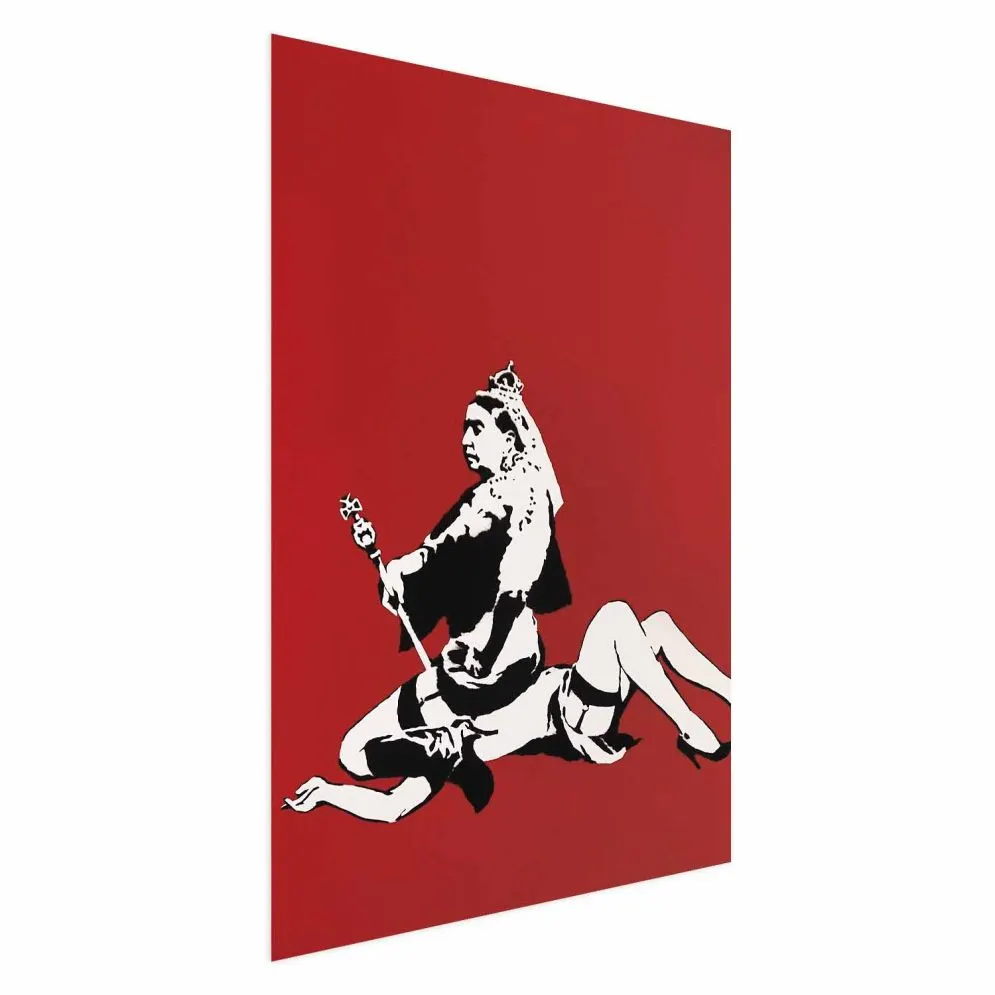 Plakat Banksy: Queen Victoria 29,7x42 cm bez ramy bez marginesu | MIRAT.
