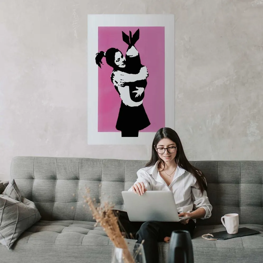 Plakat Bombowy uścisk 29,7x42 cm bez ramy z marginesem | MIRAT.