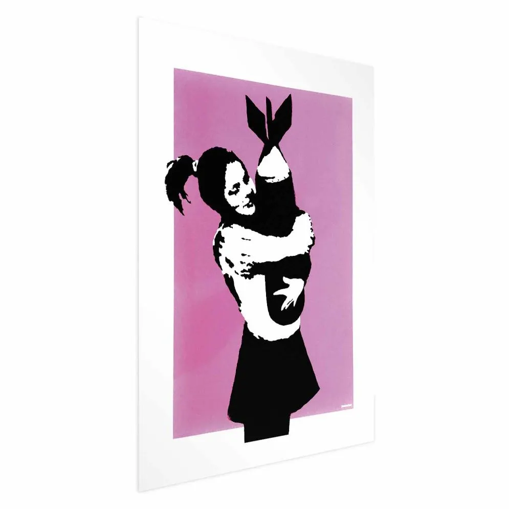 Plakat Bombowy uścisk 29,7x42 cm bez ramy z marginesem | MIRAT.