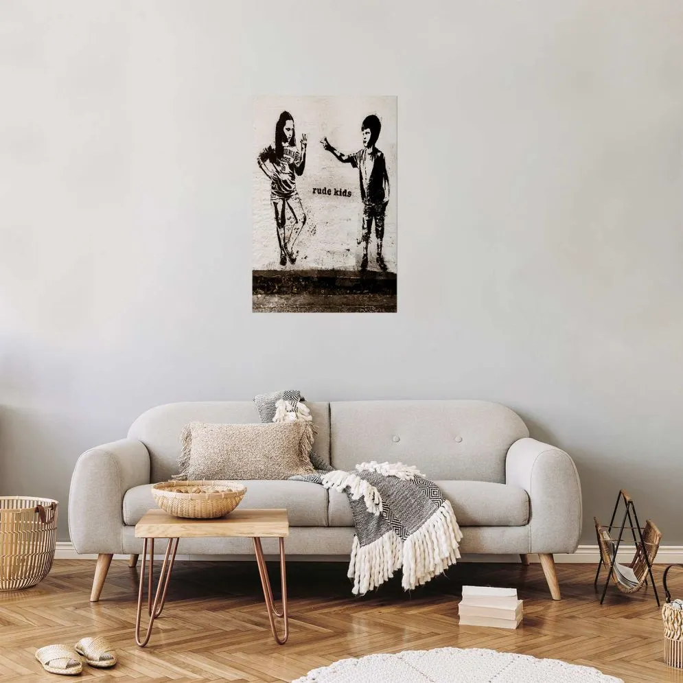 Plakat Niegrzeczne dzieci 40x60 cm bez ramy bez marginesu | MIRAT.