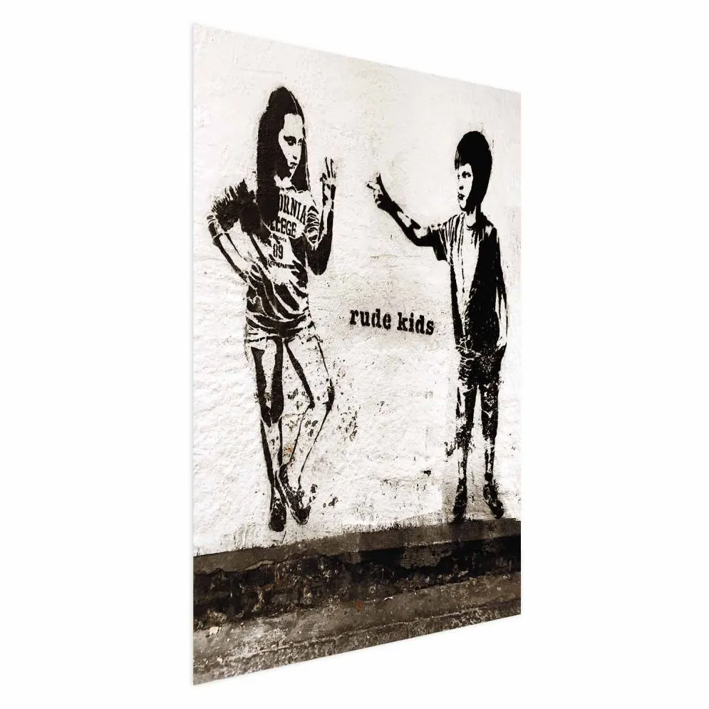 Plakat Niegrzeczne dzieci 40x60 cm bez ramy bez marginesu | MIRAT.