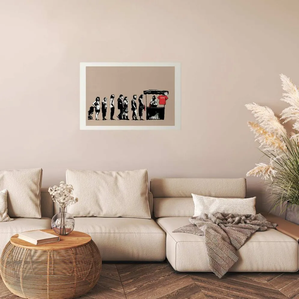 Plakat Zniszczyć kapitalizm 90x60 cm bez ramy z marginesem | MIRAT.