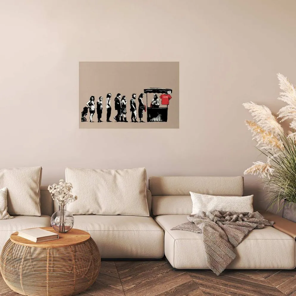 Plakat Zniszczyć kapitalizm 30x21 cm bez ramy bez marginesu | MIRAT.