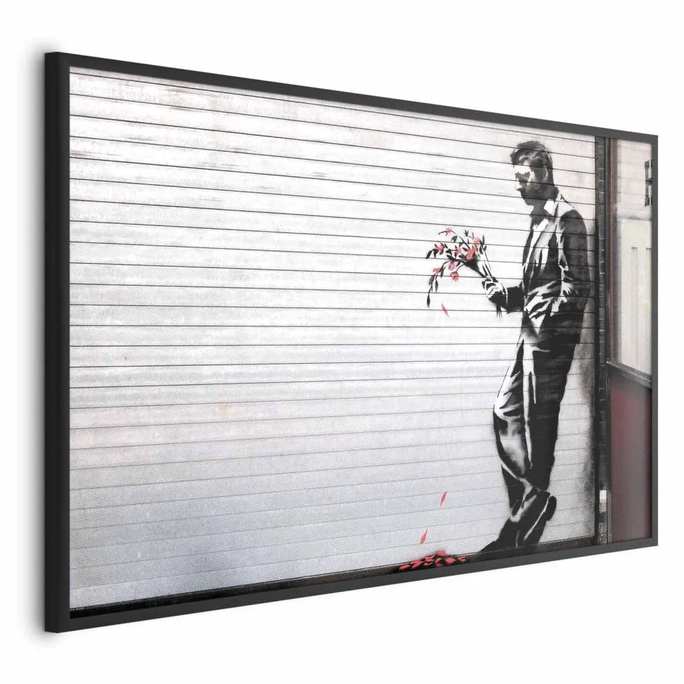 Plakat Zakochany 60x40 cm z ramą czarną bez marginesu | MIRAT.