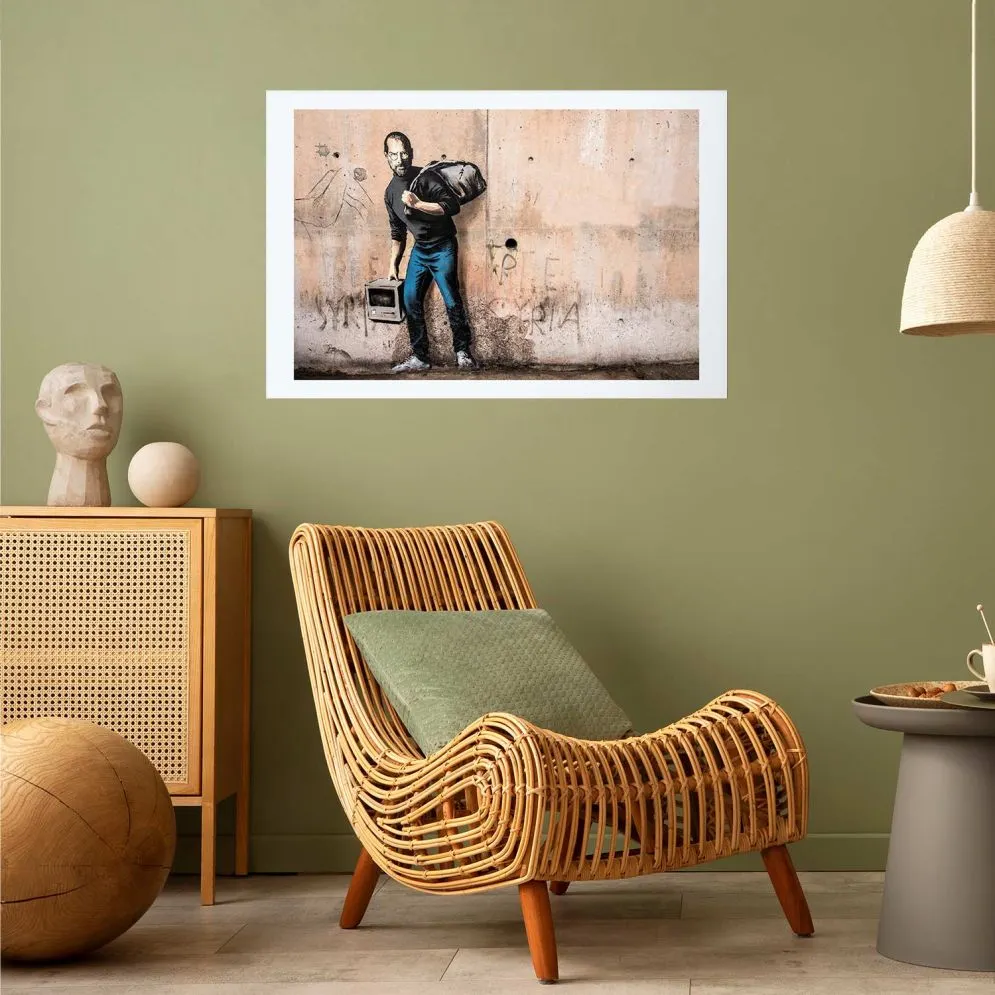 Plakat Steve 90x60 cm bez ramy z marginesem | MIRAT.