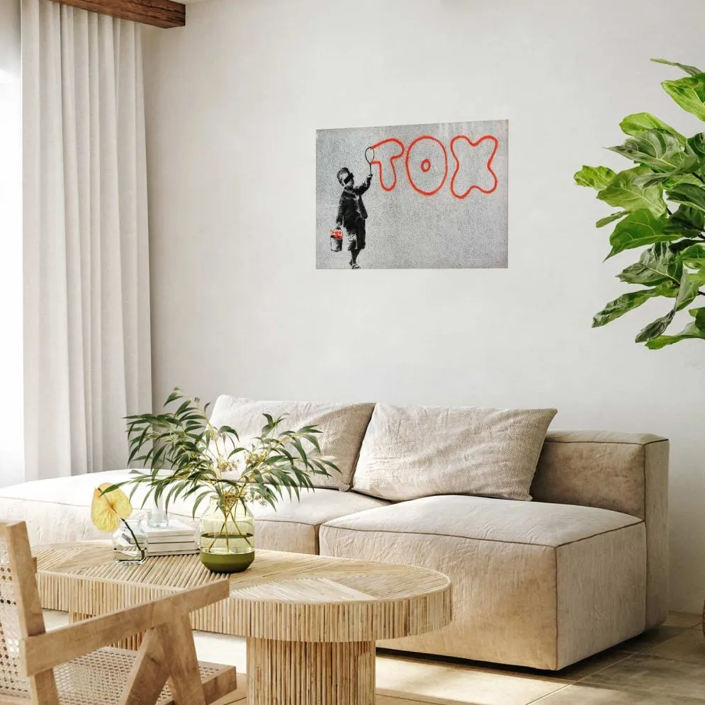 Plakat Toksyczny 90x60 cm bez ramy bez marginesu | MIRAT.