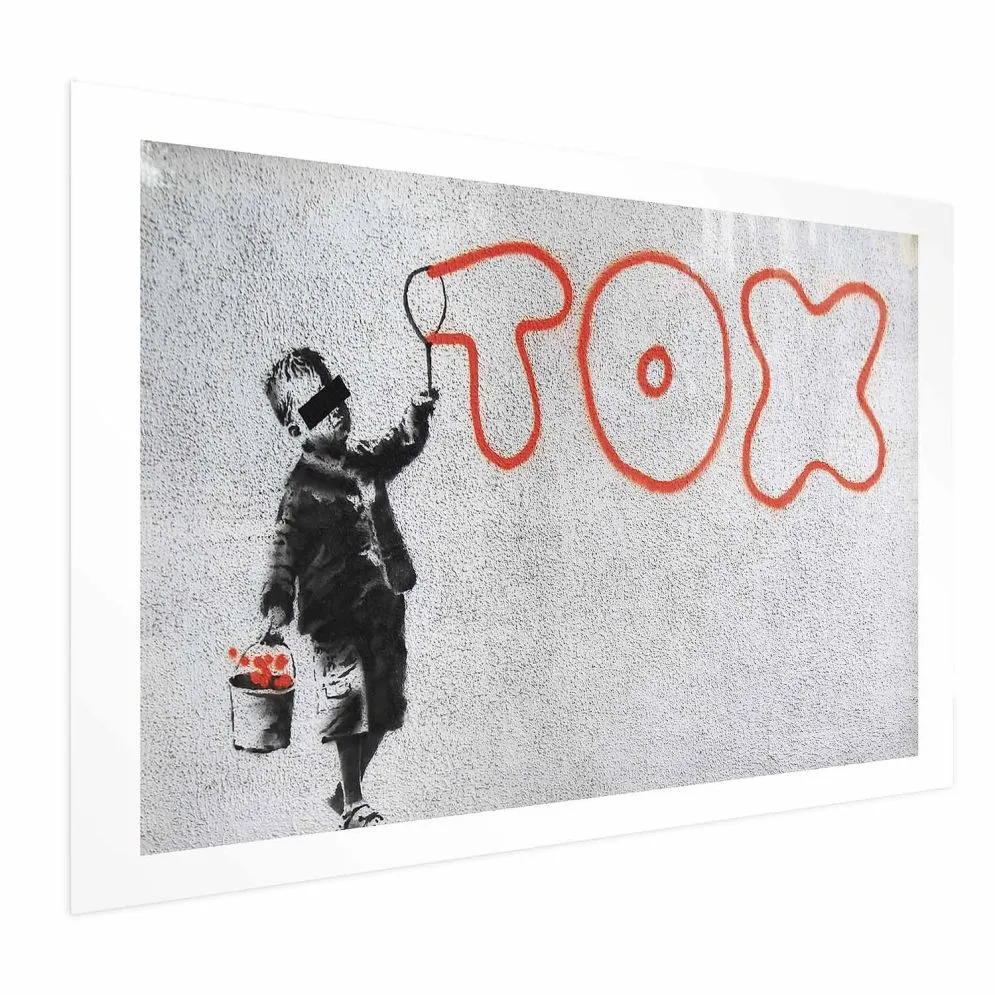 Plakat Toksyczny 30x21 cm bez ramy z marginesem | MIRAT.