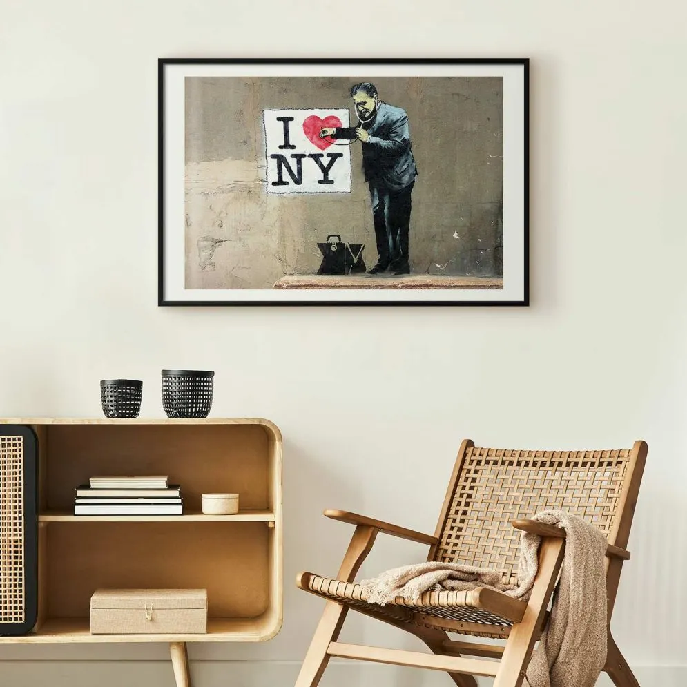 Plakat Diagnoza 90x60 cm z ramą czarną z marginesem | MIRAT.