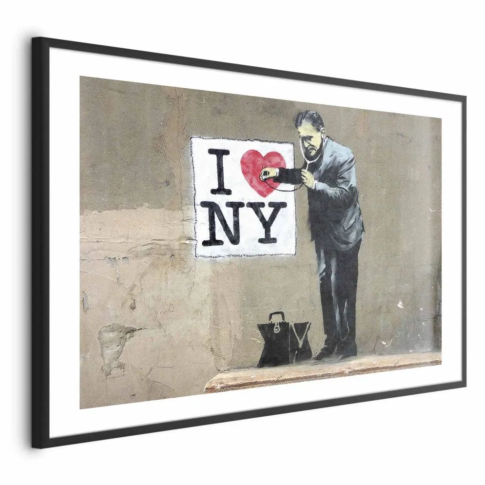 Plakat Diagnoza 90x60 cm z ramą czarną z marginesem | MIRAT.