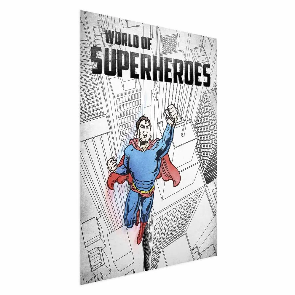 Plakat Superheroes 60x90 cm bez ramy bez marginesu | MIRAT.