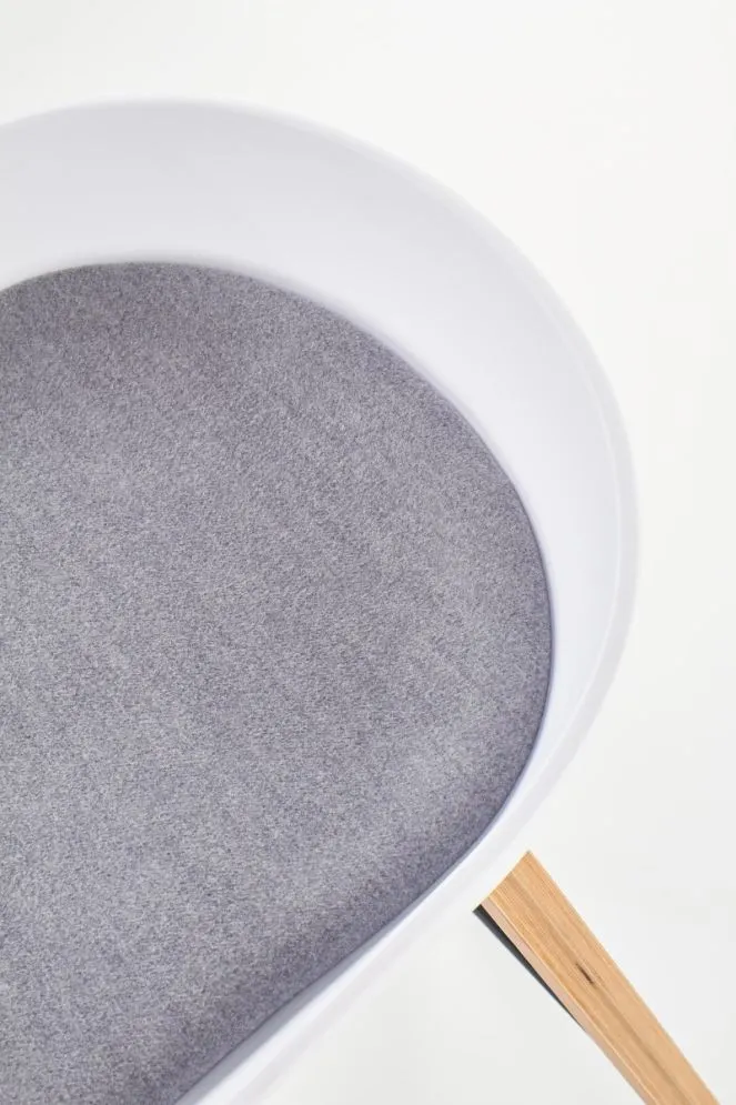 Hoker H-86 biały/szary w stylu skandynawskim | MIRAT. styl SKANDYNAWSKI