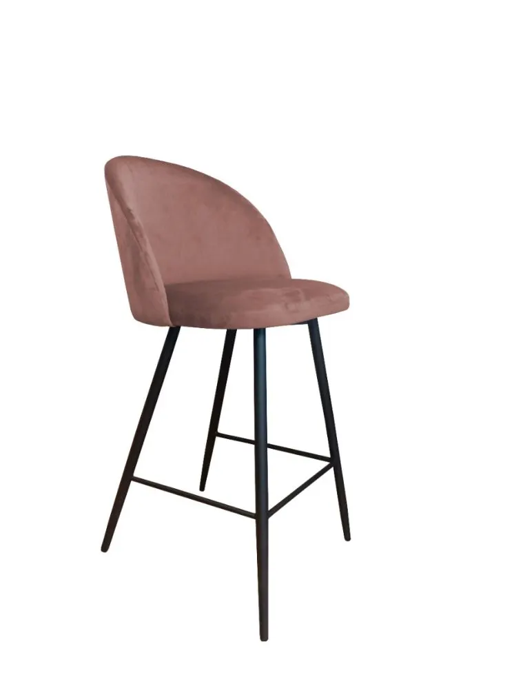 Hoker CLAUDINE VELVET różowy do kuchni | MIRAT. w stylu  kolekcja