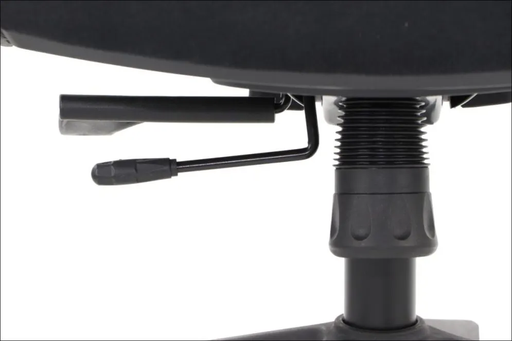 Fotel biurowy HAGER szary/czarny z regulowanymi podłokietnikami I sklep meblowy MIRAT.