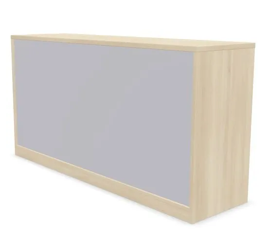 Szafka biurowa żaluzjowa EASY SPACE CABINET HRT 2-OH 160cm akacjowa zamykana I sklep meblowy MIRAT.