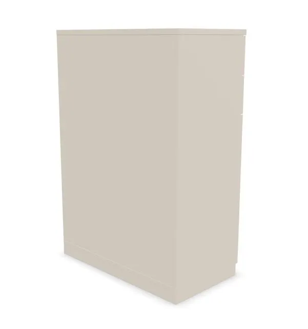 Komoda biurowa EASY SPACE CABINET HDE 2D2S 80cm kaszmirowa zamykana I sklep meblowy MIRAT.