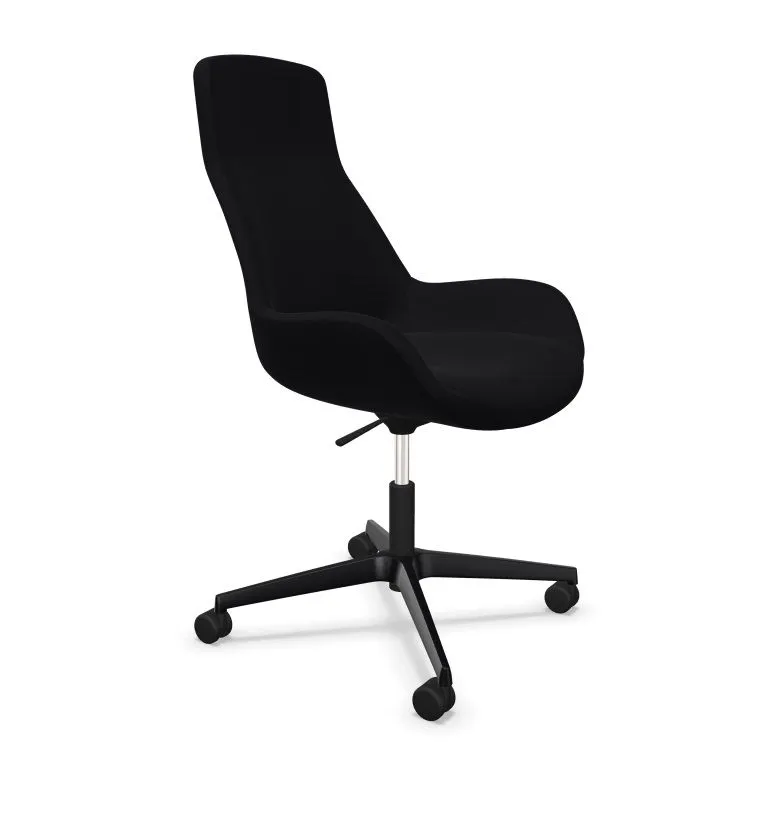 Fotel obrotowy LUPINO CUR60111 czarny konferencyjny I sklep meblowy MIRAT.