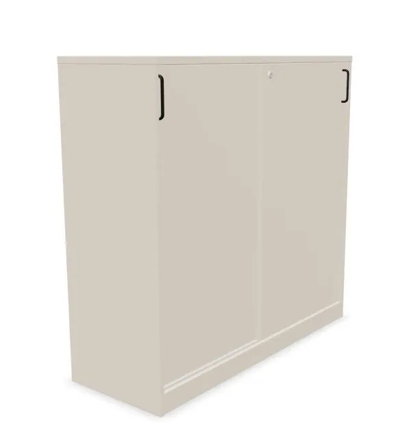 Szafka biurowa przesuwna EASY SPACE CABINET S 3-OH 120cm kaszmirowa zamykana I sklep meblowy MIRAT.