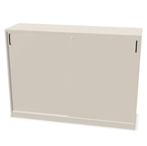 Szafka biurowa przesuwna EASY SPACE CABINET S 3-OH 160cm kaszmirowa zamykana I sklep meblowy MIRAT.