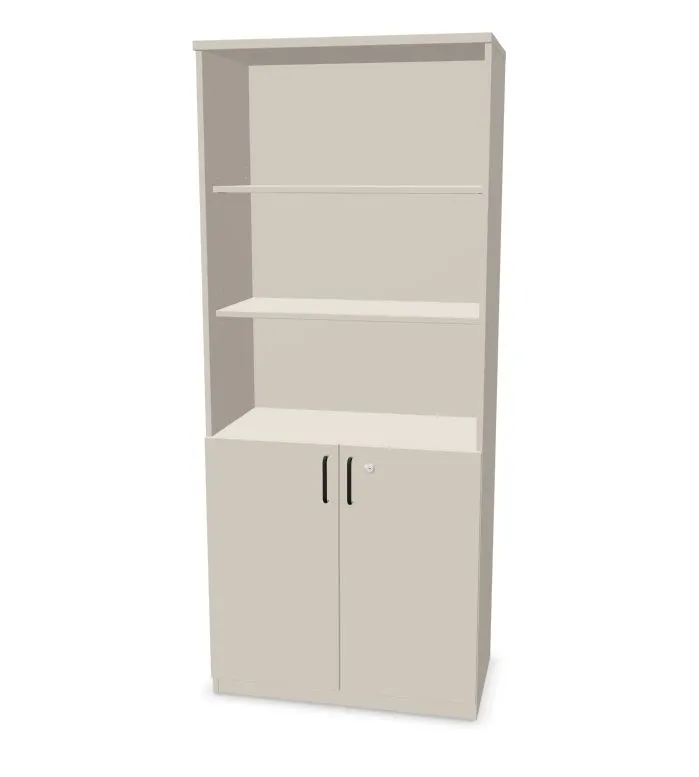 Regał biurowy EASY SPACE CABINET HO 5-OH 80cm kaszmirowy zamykany I sklep meblowy MIRAT.