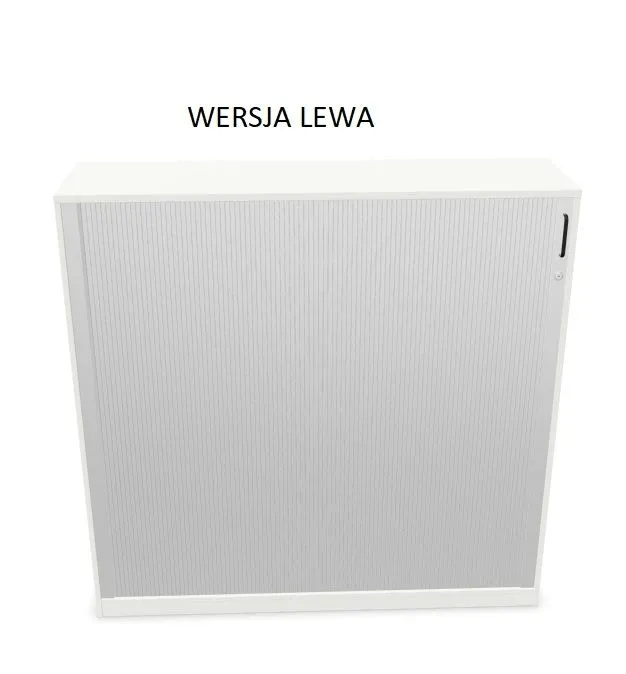 Szafka biurowa żaluzjowa EASY SPACE CABINET HRT 4-OH 160cm biała zamykana I sklep meblowy MIRAT.