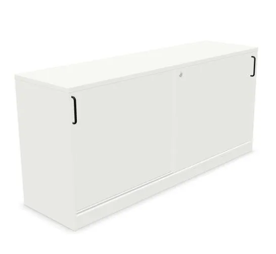 Szafka biurowa przesuwna EASY SPACE CABINET S 1.5-OH 160cm biała zamykana I sklep meblowy MIRAT.