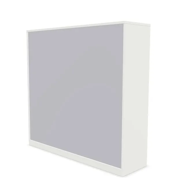 Szafka biurowa żaluzjowa EASY SPACE CABINET HRT 4-OH 160cm biała zamykana I sklep meblowy MIRAT.