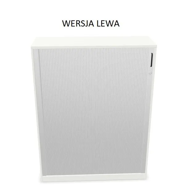Szafka biurowa żaluzjowa EASY SPACE CABINET HRT 4-OH 120cm biała zamykana I sklep meblowy MIRAT.