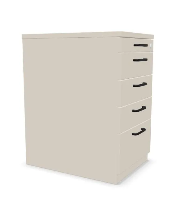 Kontenerek biurowy EASY SPACE 4D PB 43cm kaszmirowy do biura I sklep meblowy MIRAT.