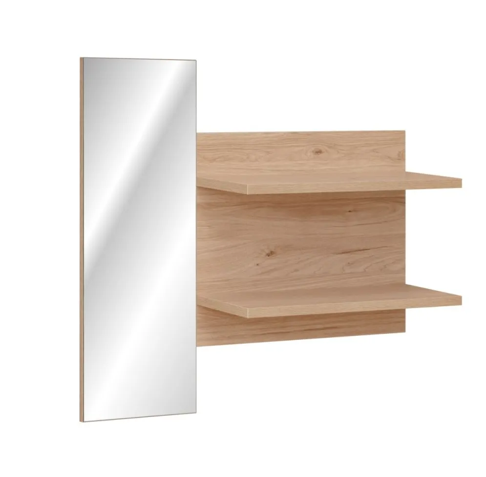 Garderoba do przedpokoju PEDRO I hickory jackson/czarna z siedziskiem I sklep meblowy MIRAT.