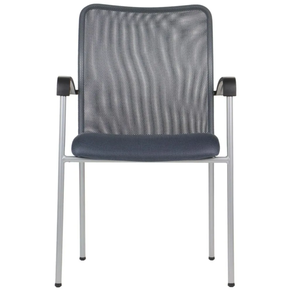 Krzesło biurowe HN-7501 szare z podłokietnikami I sklep meblowy MIRAT.