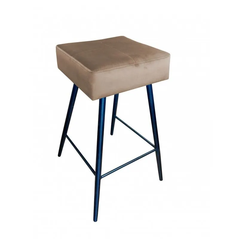 Hoker OLIMP VELVET beżowy barowy | MIRAT. w stylu GLAMOUR, LOFT kolekcja