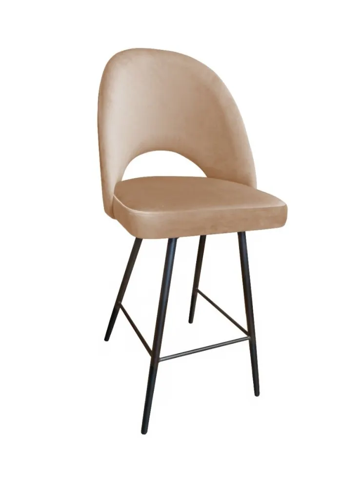 Hoker ISKAR VELVET beżowy barowy | MIRAT.