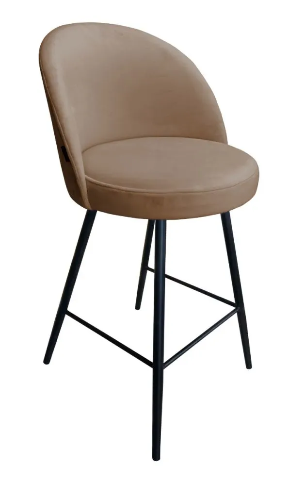 Hoker TANEW VELVET beżowy barowy | MIRAT. w stylu GLAMOUR, LOFT kolekcja