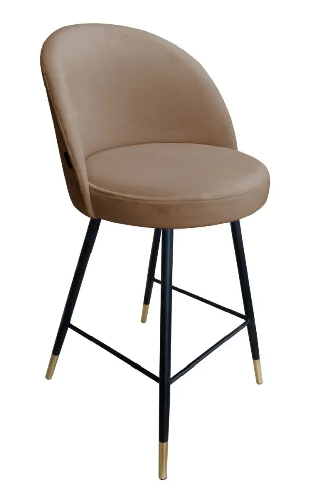 Hoker TANEW VELVET GOLD beżowy barowy | MIRAT. w stylu GLAMOUR kolekcja