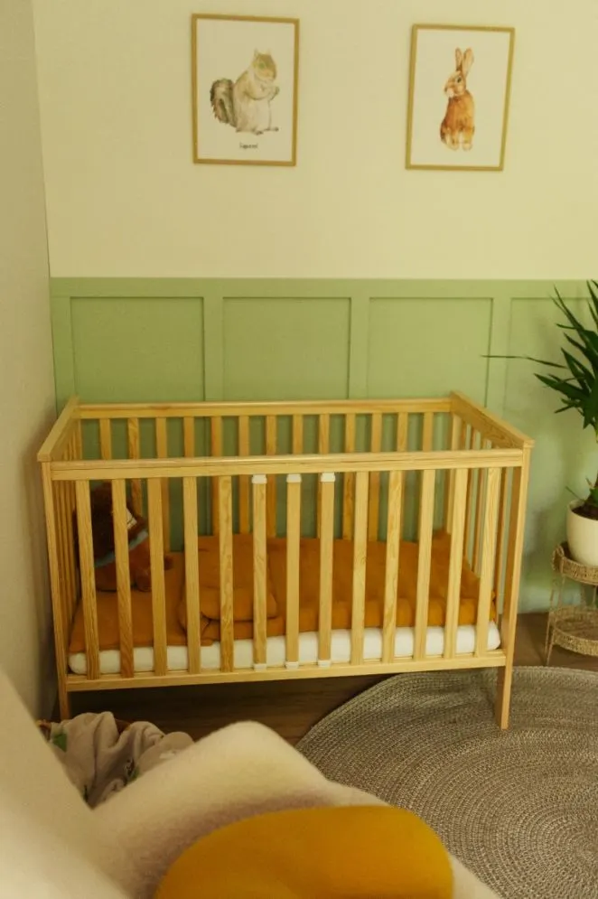 Łóżeczko dziecięce FILIP 120x60 sosna drewniane I sklep meblowy MIRAT. styl SKANDYNAWSKI