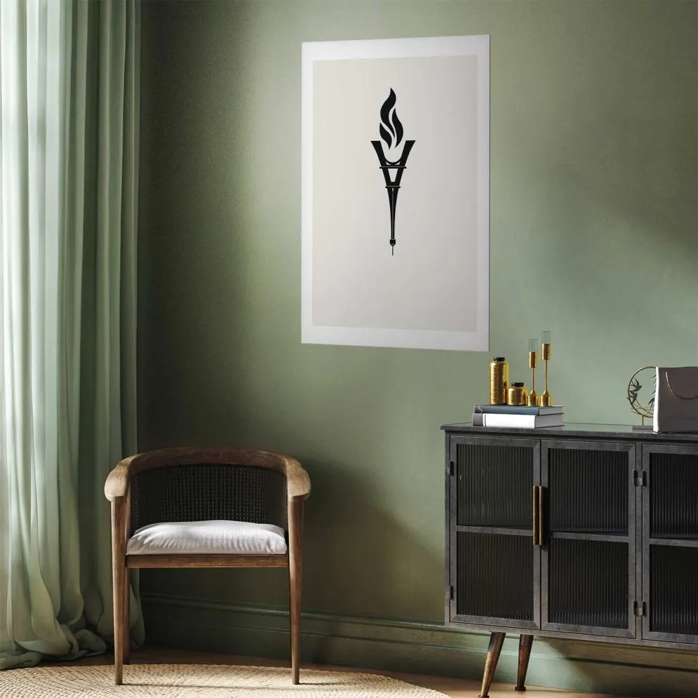 Plakat Znicz olimpijski 40x60 cm bez ramy z marginesem | MIRAT.