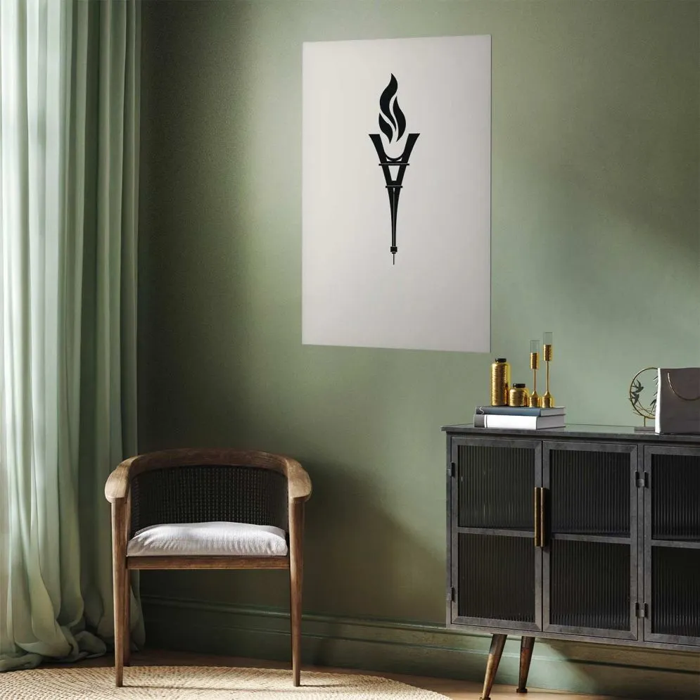 Plakat Znicz olimpijski 29,7x42 cm bez ramy bez marginesu | MIRAT.